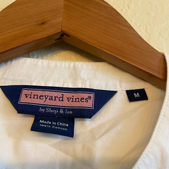 Vineyard Vines‎ White Cotton Blouse M - Picture 2 of 3